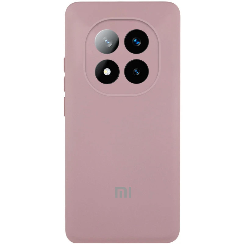 Чехол Silicone Cover Lakshmi Full Camera (AA) with logo для Xiaomi Poco X7 (Розовый / Pink Sand)