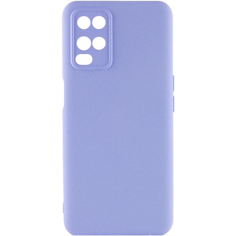 Чохол Silicone Cover Lakshmi Full Camera (A) на Oppo A54 4G (Бузковий / Dasheen)