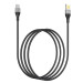 Купить Дата кабель Borofone BU11 Tasteful USB to Type-C (1.2m) (Черный) на vchehle.ua