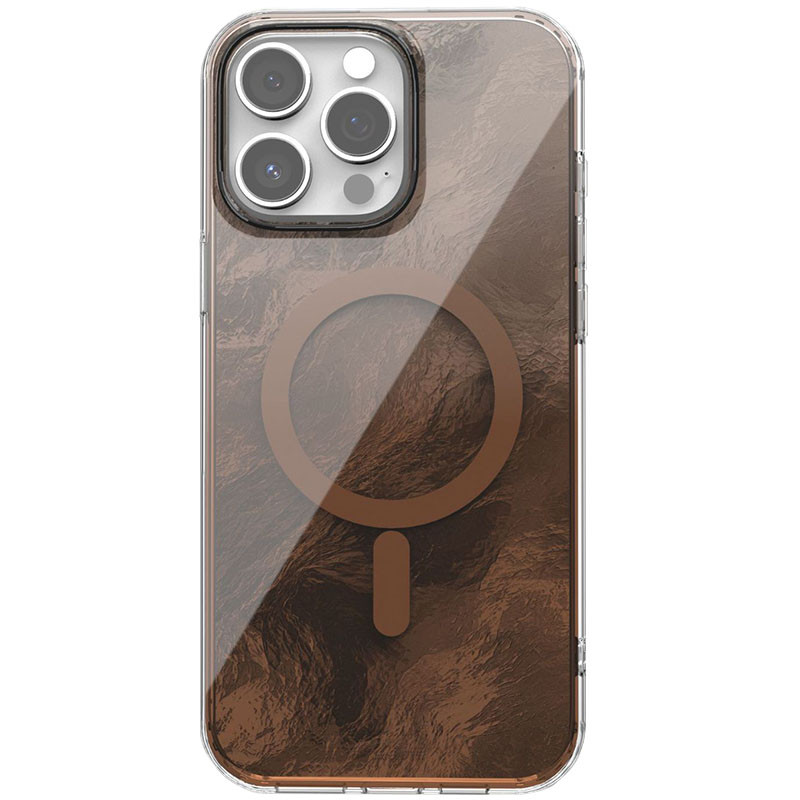 Чохол TPU Shiny Mountain (MagFit) на Apple iPhone 14 Pro (6.1") (Chocolate)