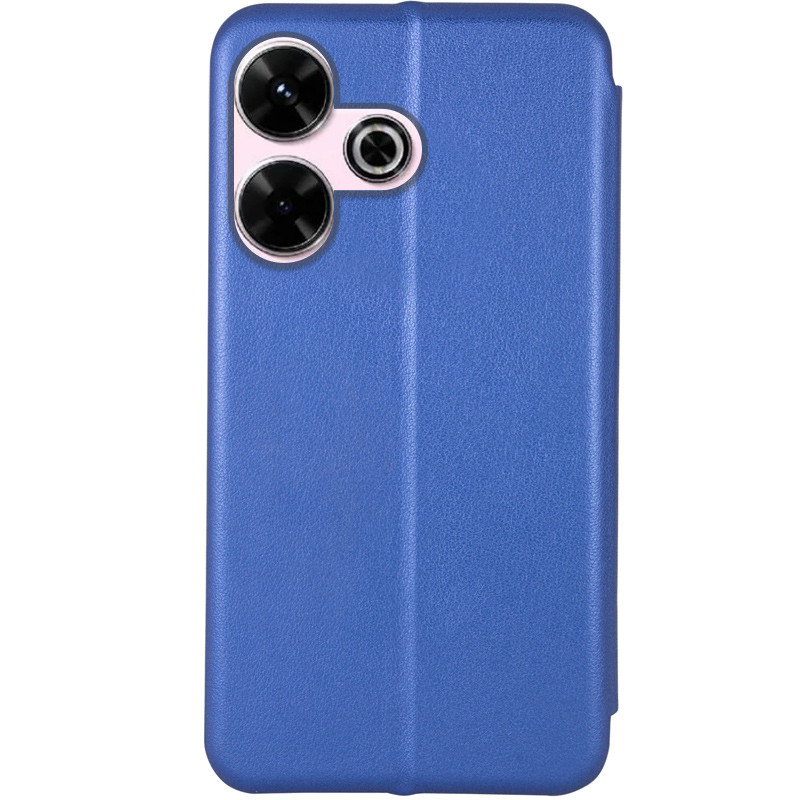 Фото Кожаный чехол-книжка Classy для Xiaomi Redmi 13 4G / Poco M6 4G (Синий) на vchehle.ua