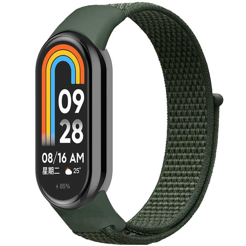 Ремешок Nylon New для Xiaomi Mi Band 8/9 (Green)