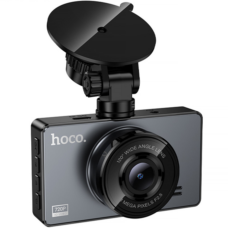 Видеорегистратор Hoco DV14 3-inch screen display driving recorder (720P) (Metal gray)