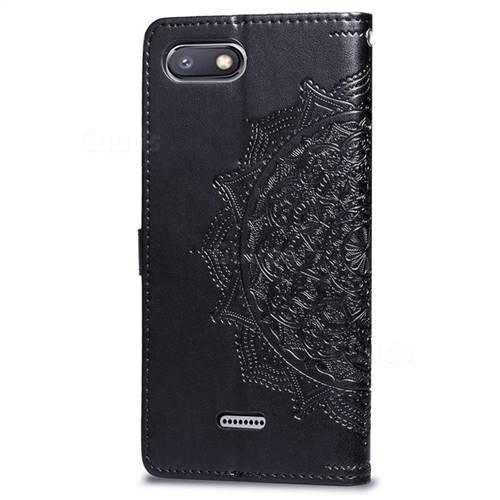 Фото Шкіряний чохол-книжка Art Case з візитницею на Xiaomi Redmi 6A (Чорний) на vchehle.ua