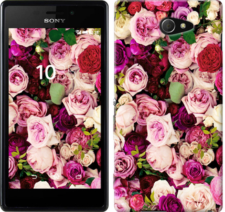 

Чохол Троянди і півонії на Sony Xperia M2 D2305 652110
