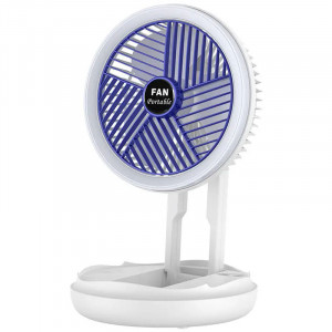 Настільний складаний вентилятор Folding Fan 2in1 with Night Light