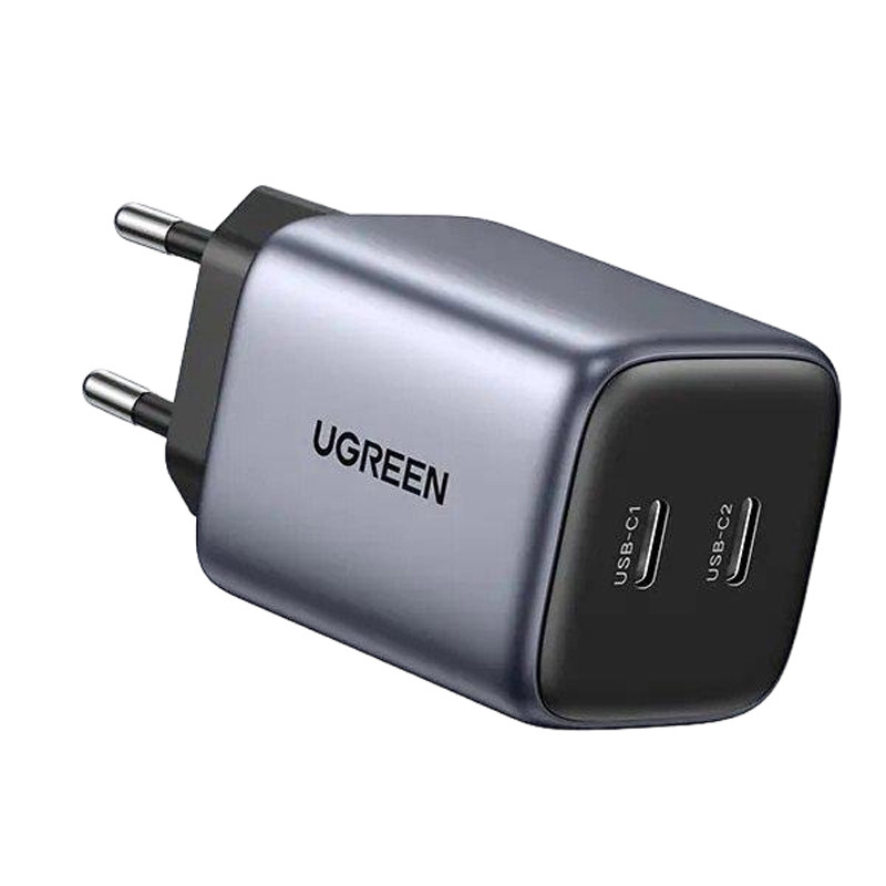 

СЗУ UGREEN CD294 Nexode 45W (2USB-C) (Space Gray) 1714979