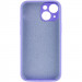 Фото Чохол Silicone Case Full Camera Protective (AA) NO LOGO на Apple iPhone 14 (6.1") (Бузковий / Dasheen) на vchehle.ua