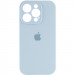 Чехол Silicone Case Full Camera Protective (AA) для Apple iPhone 16 Pro (6.3") (Голубой / Sweet Blue)