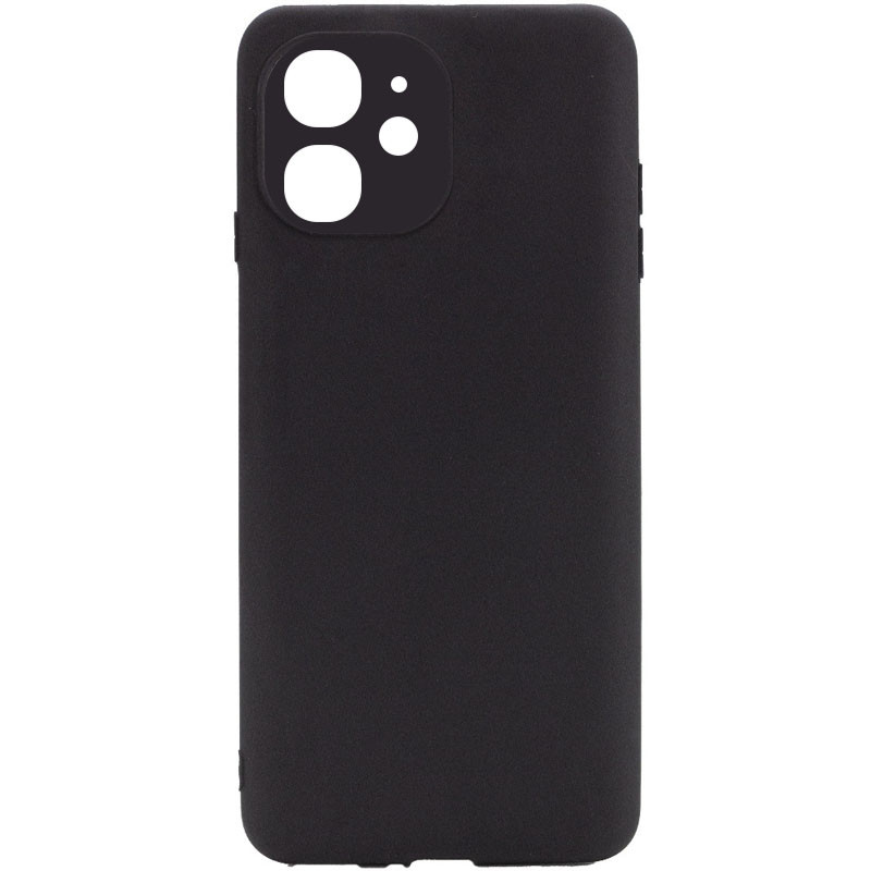 Силиконовый чехол Candy Full Camera для Apple iPhone 11 (6.1") (Черный / Black)