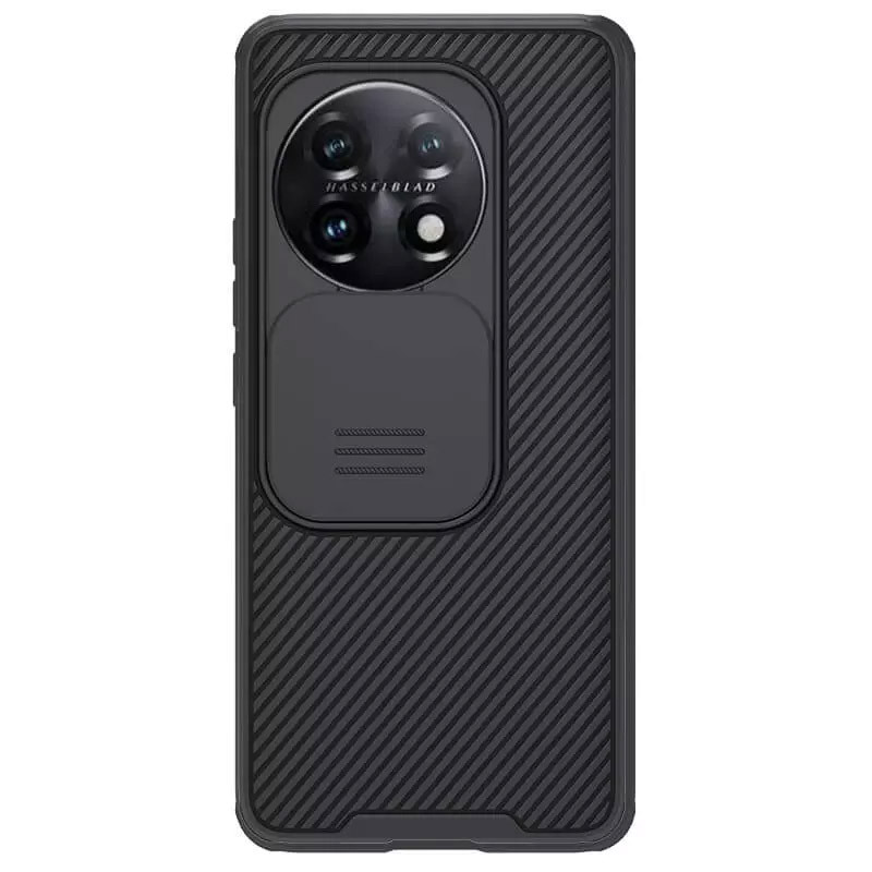 Карбонова накладка Nillkin Camshield (шторка на камеру) на OnePlus 11 (Чорний / Black)