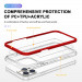 Фото TPU+PC чехол Clear 360 для Apple iPhone 13 Pro Max (6.7") (Красный) в магазине vchehle.ua