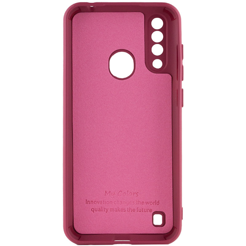 Фото Чехол Silicone Cover My Color Full Camera (A) для ZTE Blade A7 Fingerprint (2020) (Бордовый / Marsala) в магазине vchehle.ua