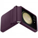 Шкіряний чохол Leather Case (AAA) на Samsung Galaxy Z Flip5 (Purple) в магазині vchehle.ua