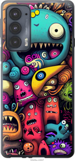 Чехол Cмешные монстры для Motorola Edge 20