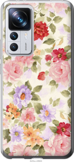 

Чехол Цветочные обои для Xiaomi 12T Pro 1581228