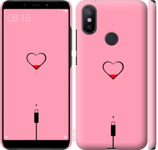 

Чехол Подзарядка сердца1 для Xiaomi Mi A2 730313