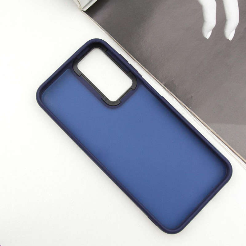 Фото Чехол TPU+PC Lyon Frosted для Samsung Galaxy A05s (Navy Blue) в магазине vchehle.ua