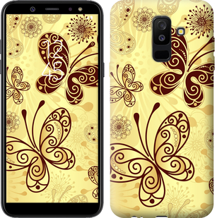 

Чехол Красивые бабочки для Samsung Galaxy A6 Plus 2018 629533