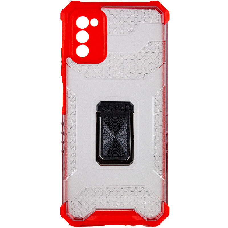 

Ударостійкий чохол Transformer CrystalRing на Samsung Galaxy A02s (Червоний) 1212131