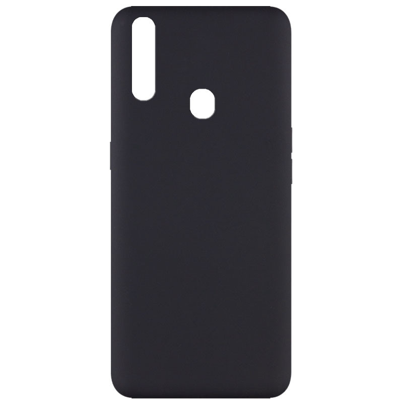 Уценка Чехол Silicone Cover Full without Logo (A) для Oppo A31 (Дефект упаковки / Черный / Black)