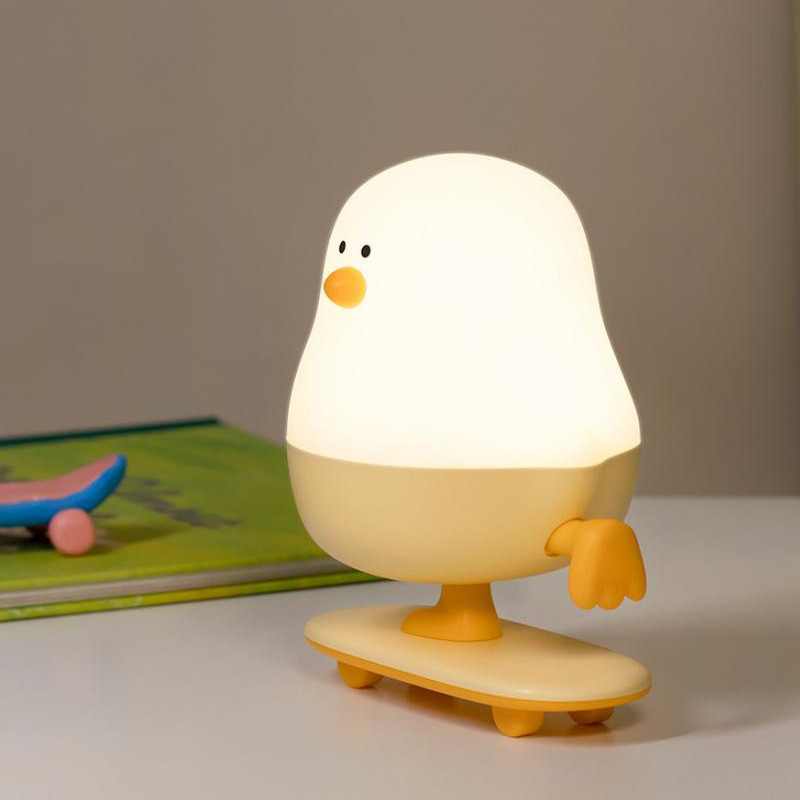 Заказать Ночник L63 Chicken on a Skateboard (White / Yellow) на vchehle.ua
