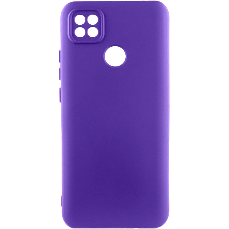 Чохол Silicone Cover Lakshmi Full Camera (AA) на Oppo A15s / A15 (Синій / Iris)