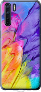 

Чехол Разноцветные краски для Oppo A91 1576493