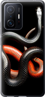 

Чехол Красно-черная змея на черном фоне для Xiaomi 11T Pro 1685090