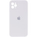 Чохол Silicone Case Square Full Camera Protective (AA) на Apple iPhone 11 Pro Max (6.5") (Білий / White)