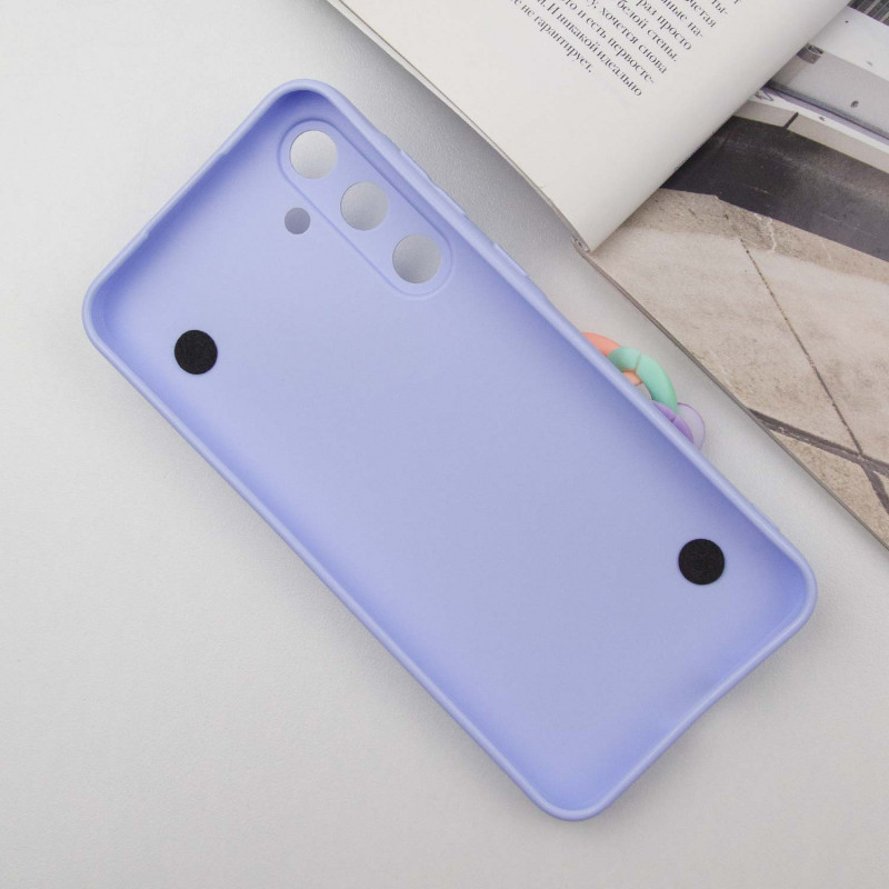 Фото Чехол Chained Heart c подвесной цепочкой для Samsung Galaxy A56 5G (Lilac Blue) в магазине vchehle.ua