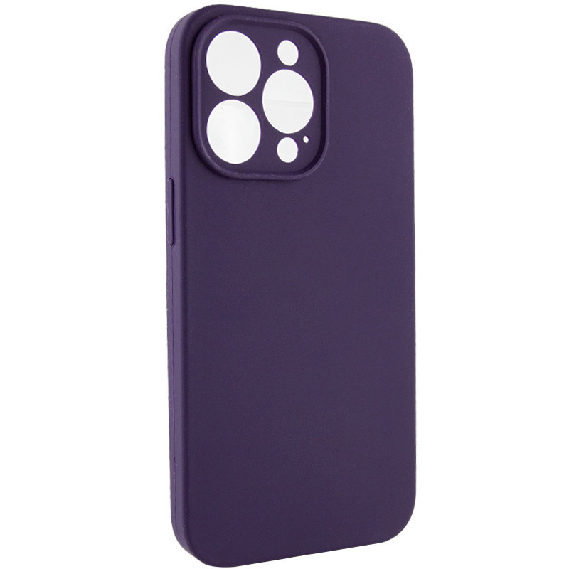 Фото Чехол Silicone Case Full Camera Protective (AA) NO LOGO для Apple iPhone 14 Pro (6.1") (Фиолетовый / Elderberry) на vchehle.ua