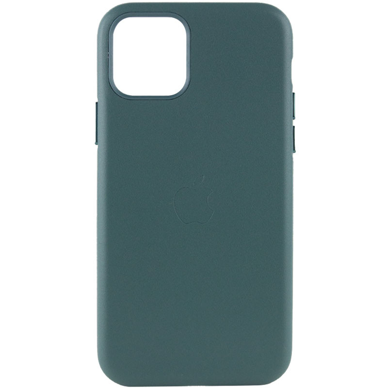 Шкіряний чохол Leather Case (AA Plus) на Apple iPhone 11 Pro Max (6.5") (Pine green)