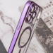 Купить TPU чехол Fibra Chrome with Magnetic safe для Apple iPhone 14 Pro Max (6.7") (Purple) на vchehle.ua