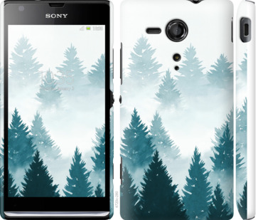 

Чехол Акварельные Елки для Sony Xperia SP M35H 862646