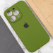 Купити Чохол Silicone Case Full Camera Protective (AA) на Apple iPhone 15 Pro Max (6.7") (Зелений / Dark Olive) на vchehle.ua