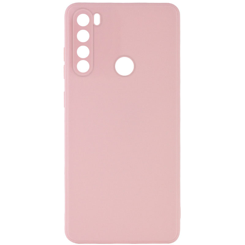 Силиконовый чехол Candy Full Camera для Xiaomi Redmi Note 8 (Розовый / Pink Sand)