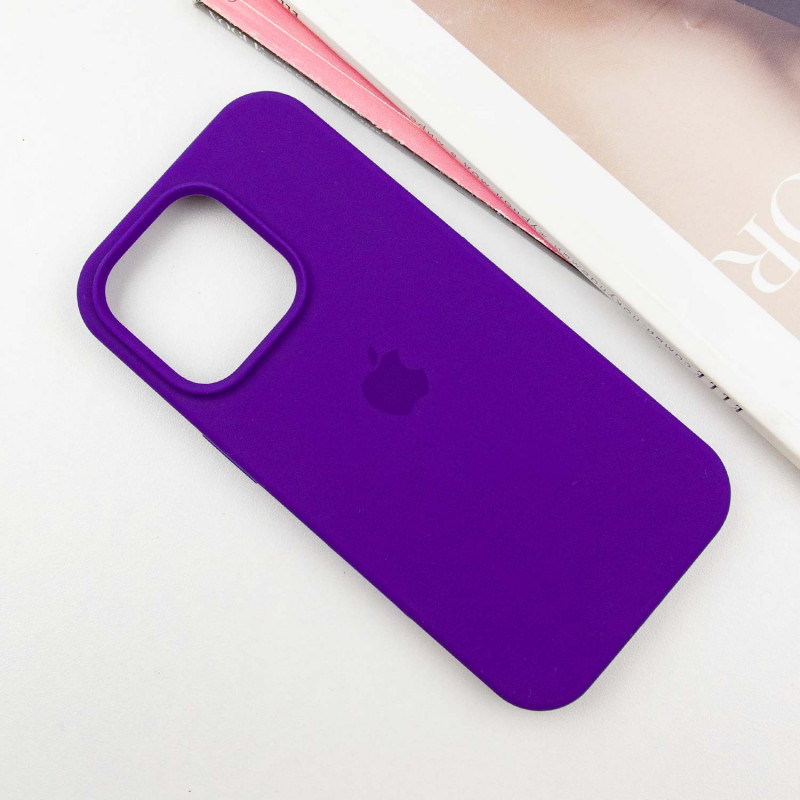 Фото Чохол Silicone Case Full Protective (AA) на Apple iPhone 15 Pro (6.1") (Фіолетовий / Ultra Violet) на vchehle.ua