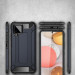 Заказать Бронированный противоударный TPU+PC чехол Immortal для Samsung Galaxy A12 (Серый / Metal slate) на vchehle.ua