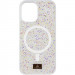 TPU чохол Bling World Rock Diamond with Magnetic Safe на Apple iPhone 14 (6.1") (White)