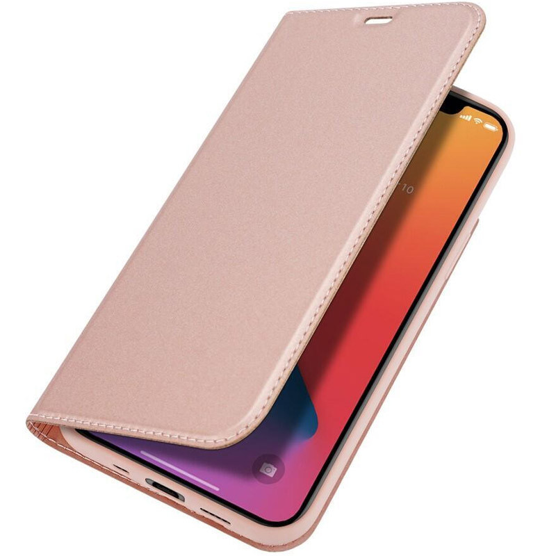 Фото Чехол-книжка Dux Ducis с карманом для визиток для Apple iPhone 11 (6.1") (Rose Gold) на vchehle.ua