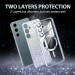 Фото TPU чохол Delight case with Magnetic Safe з захисними лінзами на камеру на Samsung Galaxy S23 FE (Сірий / Lavender Gray) на vchehle.ua