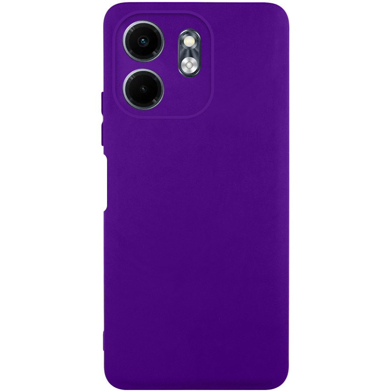 Чехол TPU GETMAN Liquid Silk Full Camera для Infinix Smart 9 4G / Hot 50i (Фиолетовый / Ultra Violet)