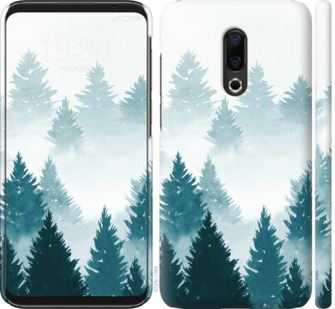 

Чохол Акварельні Ялинки на Meizu 16 Plus 862656