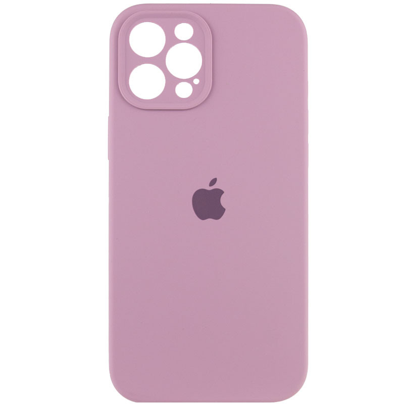 Чохол Silicone Case Full Camera Protective (AA) на Apple iPhone 12 Pro (6.1") (Ліловий / Lilac Pride)