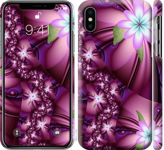 

Чехол Цветочная мозаика для iPhone X 384151