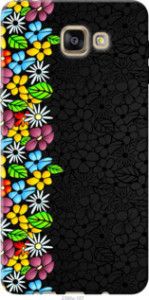 Чехол цветочный орнамент для Samsung Galaxy A9 A9000