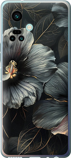 Чохол Чорні квіти на Tecno Camon 19 Pro (CI8n)