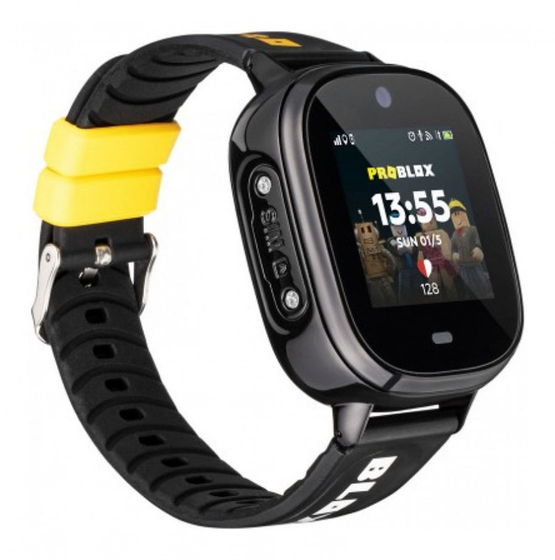 Фото Уцінка Дитячий cмарт-годинник з GPS трекером Gelius ProBlox GP-PK005 (IP67) (Дефект пакування / Black) на vchehle.ua