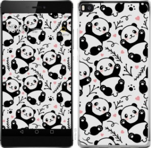 Чохол Панди на Huawei Ascend P8